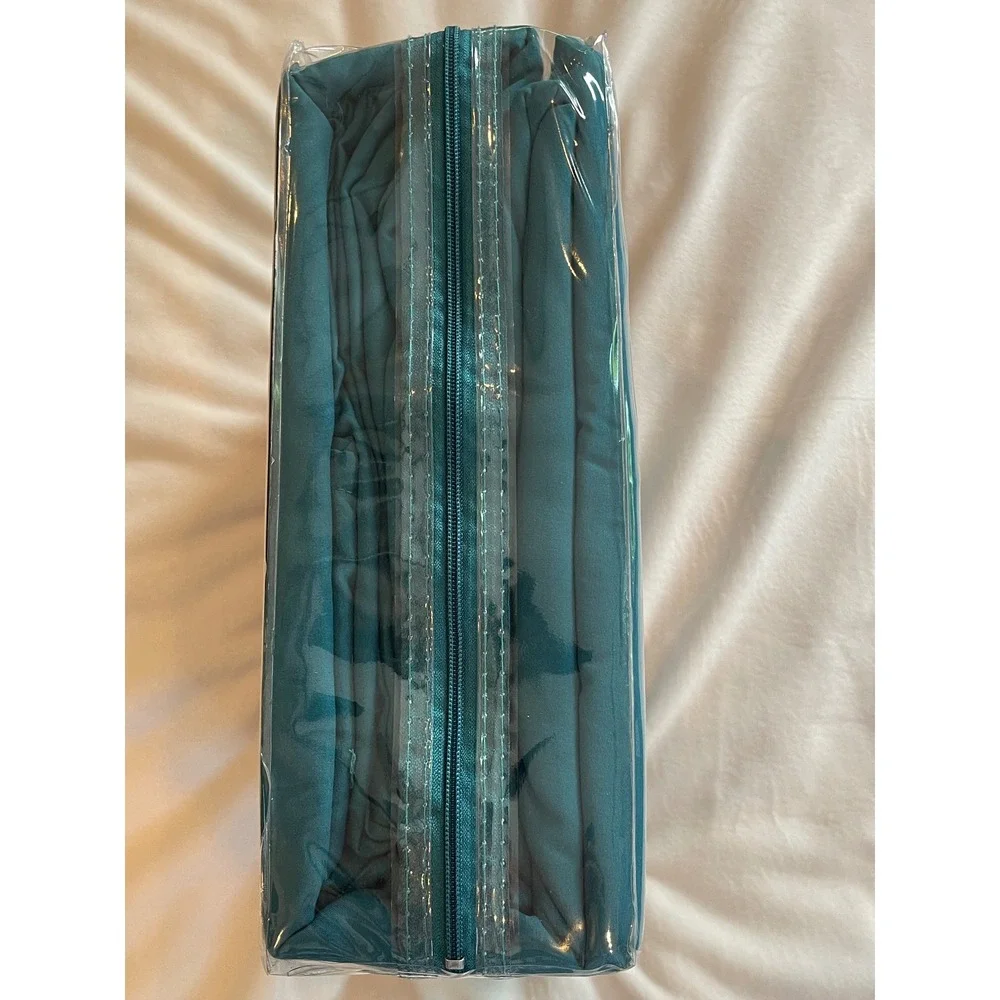Mellanni Iconic Collection Teal California King 4 Piece Microfiber Sheet Set NEW